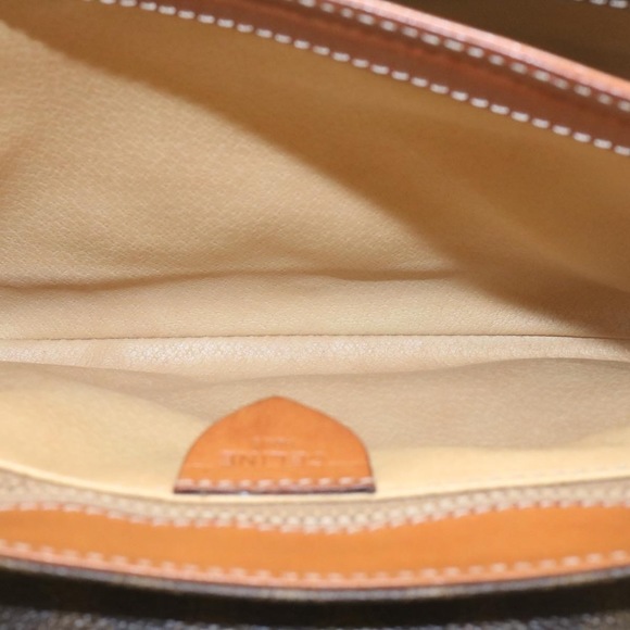 CELINE Macadam Canvas Shoulder Bag Brown Auth ar5789 - Picture 16 of 16